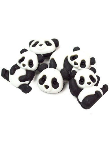 Botones Panda Tile (5 piezas) de Dress It Up