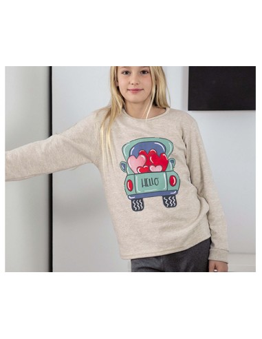 Pijama largo interlock juvenil Furgo 4616 de...