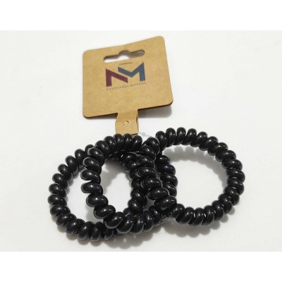 Coleteros espiral Negros (3 uds) de N.Marcos 2