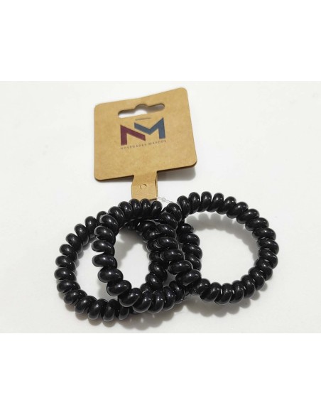 Coleteros espiral Negros (3 uds) de N.Marcos