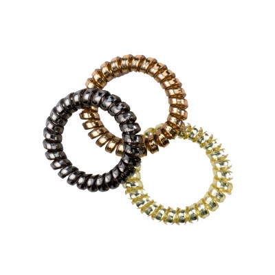 Coleteros espiral Surtido metalizado dorado (3 uds) de N.Marcos