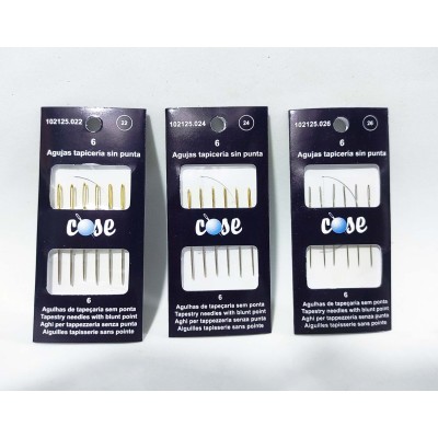 Agujas punto de cruz (6 uds) de Cose 2