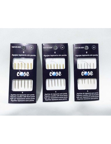 Agujas punto de cruz (6 uds) de Cose