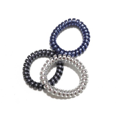 Coleteros espiral Surtido metalizado azul (3 uds) de...