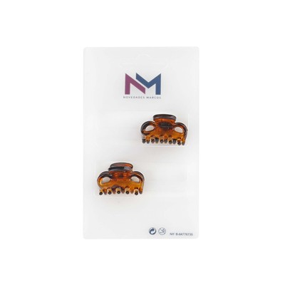 Pinza ovalada 2,5cm Miel (2 uds) de N.Marcos 2