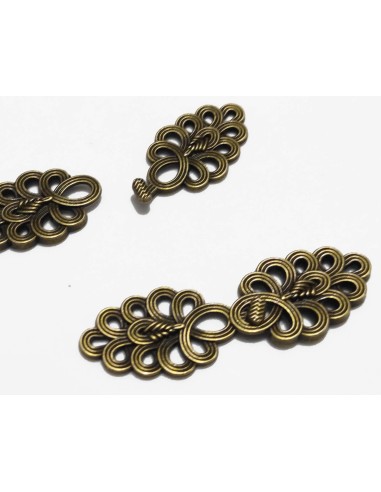 Alamar metálico 5,8cm Oro viejo 111 de Cose