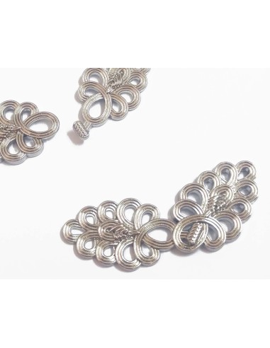 Alamar metálico 5,8cm Plata 111 de Cose