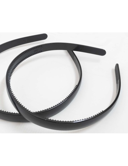 Diadema clásica lisa 1,3cm Negra de N. Marcos