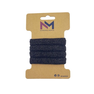 Coleteros poliamida Lurex negro (4 uds) de N.Marcos 2