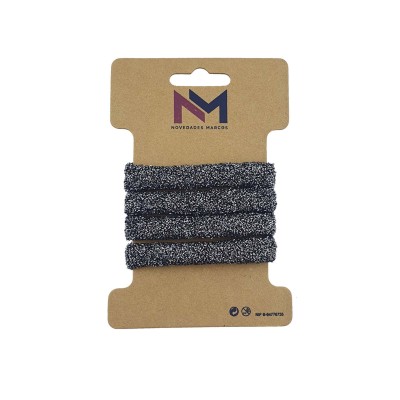 Coleteros poliamida Lurex gris (4 uds) de N.Marcos 2
