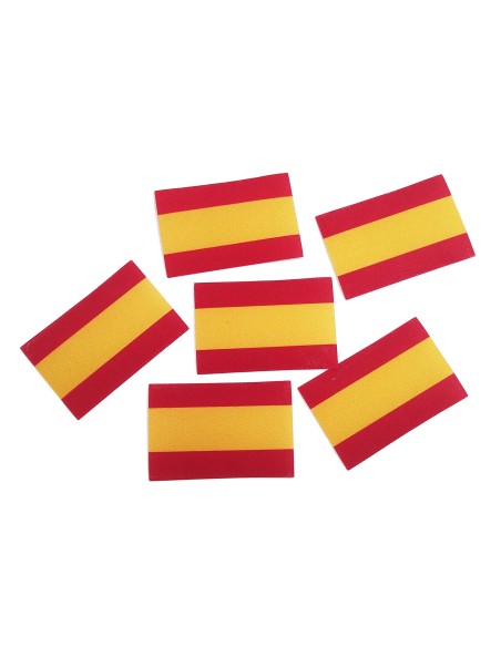 Termoadhesivo 6x4cm (6 uds) bandera de España de Lecco