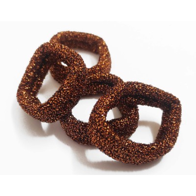 Coleteros poliamida Lurex bronce (4 uds) de N.Marcos