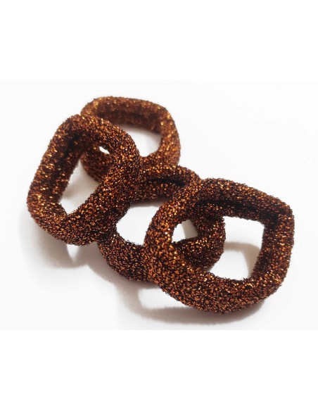 Coleteros poliamida Lurex bronce (4 uds) de N.Marcos
