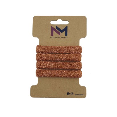 Coleteros poliamida Lurex bronce (4 uds) de N.Marcos 2