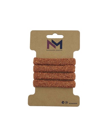 Coleteros poliamida Lurex bronce (4 uds) de...