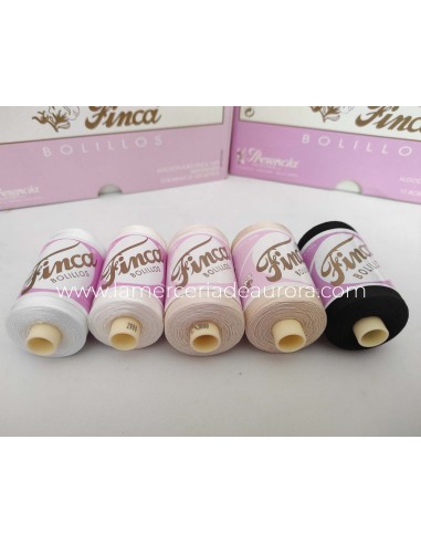 Finca bolillos nº 40 de Hilaturas Presencia - BLANCO, 2000, 3000, 4000 y NEGRO.