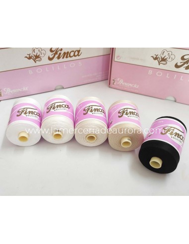 Finca bolillos nº 20 de Hilaturas Presencia - BLANCO, 2000, 3000, 4000 y NEGRO.