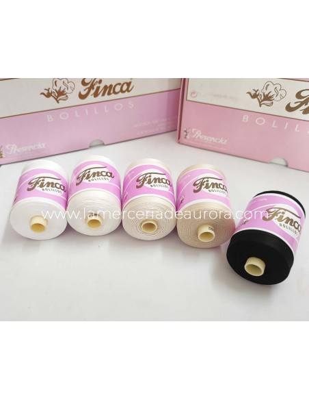 Finca bolillos nº 20 de Hilaturas Presencia - BLANCO, 2000, 3000, 4000 y NEGRO.