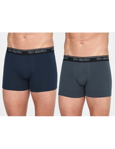 Bóxer hombre algodón liso (2 uds) B0005 de Don Algodón - varios colores