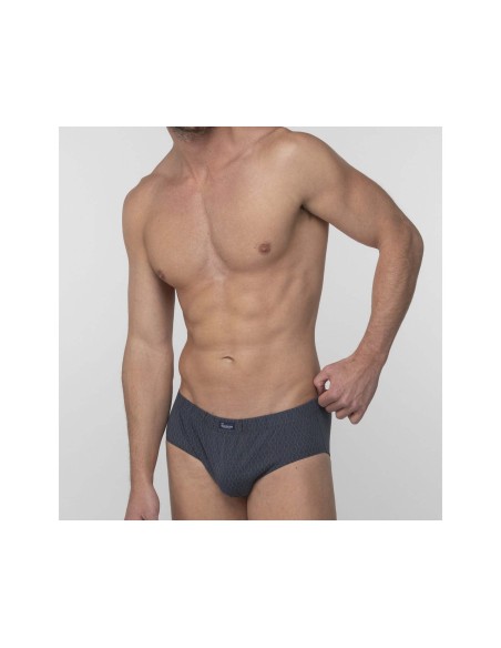 Slip semicorto cerrado algodón estampado (3 uds) 0080 de Abanderado - varios diseños