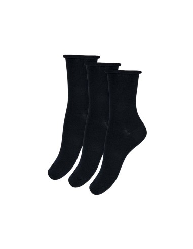 Calcetín mujer algodón puño rulo sin costuras (packs 3 pares) de Posets 3570