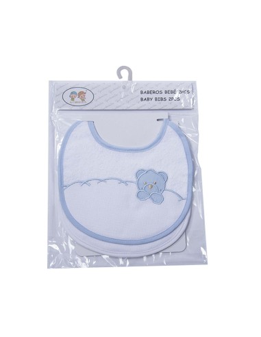 Baberos bebé para bordar Ositos (pack 2uds)...