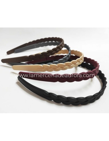 Diadema clásica Trenzada (11mm) de N. Marcos -...