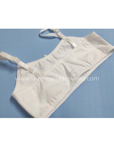 Top camiseta juvenil blanco K3106 de Delicatta...