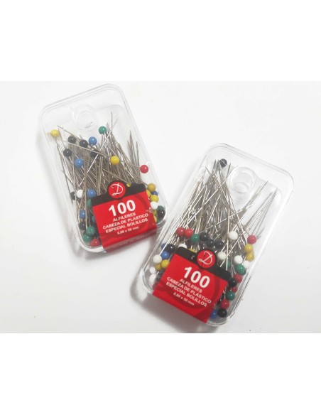 Alfileres cabeza plástico 196 de Dama