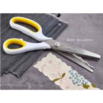 Tijera dentada festonear "wave" (22cm) de Sew Easy 2