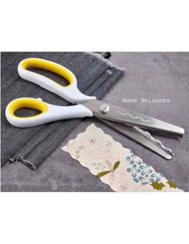 Tijera dentada festonear "wave" (22cm) de Sew Easy