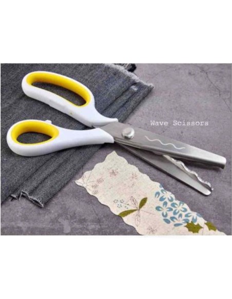 Tijera dentada festonear "wave" (22cm) de Sew Easy