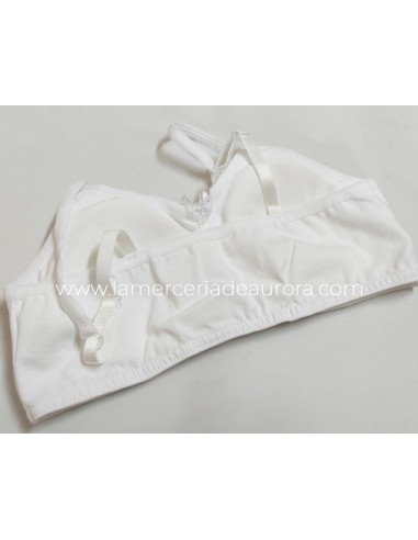 Top K3107 de Delicatta by Calamaro, detalle trasero - BLANCO