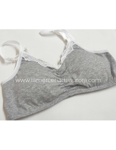 Top K3107 de Delicatta by Calamaro detalle delantero - GRIS
