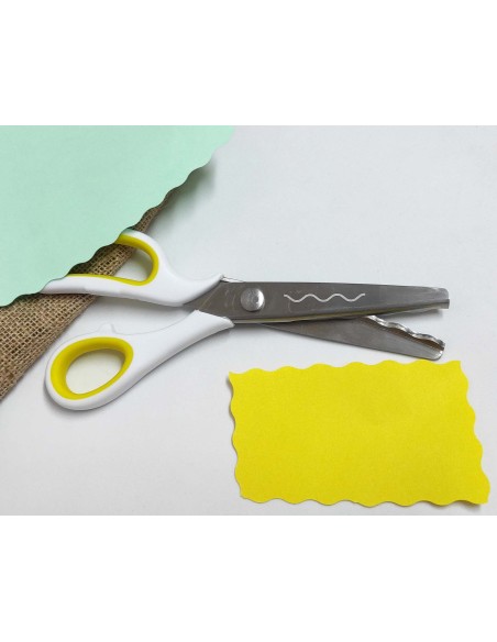Tijera dentada festonear "wave" (22cm) de Sew Easy
