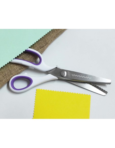 Tijera dentada festonear "zig-zag" (22cm) de Sew Easy