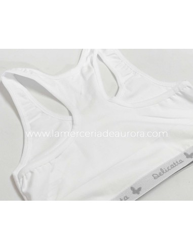 Top deportivo juvenil K3502 de Delicatta by Calamaro - DETALLE TRASERO