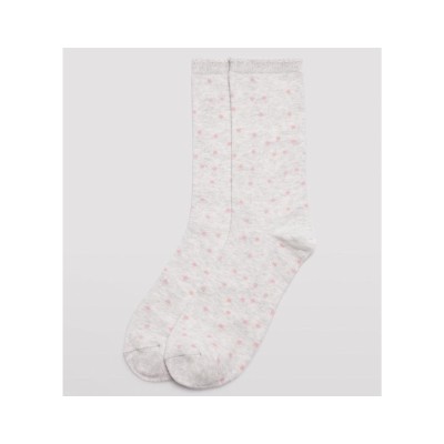 Calcetín mujer algodón Topos 12201 de Ysabel Mora