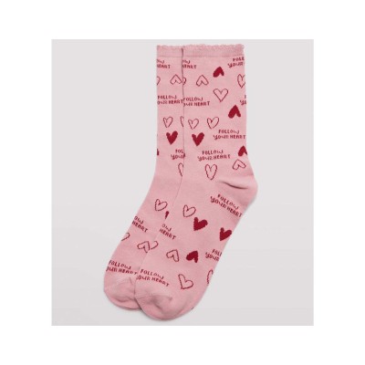 Calcetín mujer algodón "Follow your Heart" 12201 de Ysabel Mora