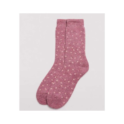 Calcetín mujer termal rizo angora y lana Triángulos 12220...