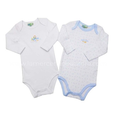 Body bebé manga larga niño Dreams (2 uds) de Yatsi