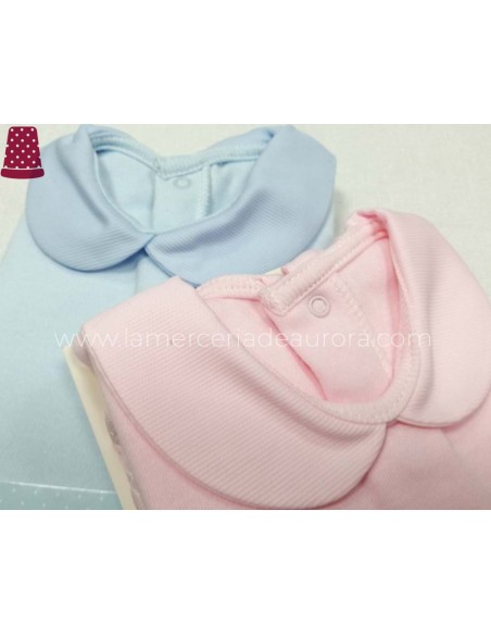 Body bebé cuello piqué 1544 de Calamaro - varios colores