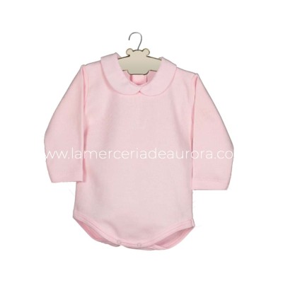 Body bebé cuello piqué 1544 de Calamaro - varios colores
