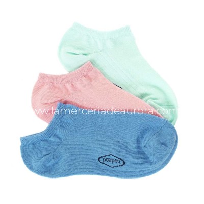 Mini calcetín mujer Alegría (3 pares) de Pompea