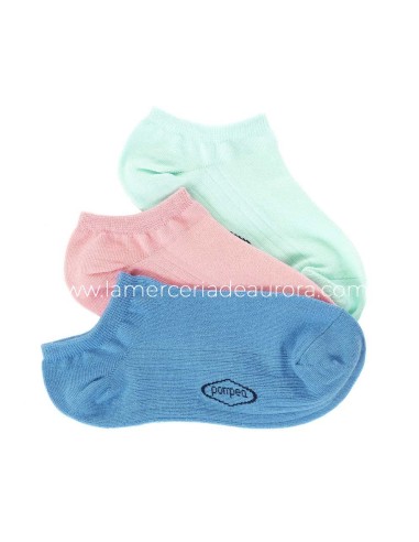 Mini calcetín mujer Alegría (3 pares) de Pompea