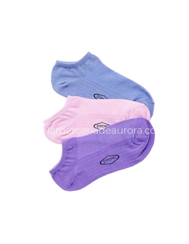 Mini calcetín mujer Lolita (3 pares) de Pompea