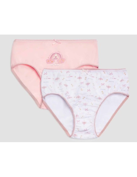 Pack bragas niña BAILARINA 18408 de YSABEL MORA