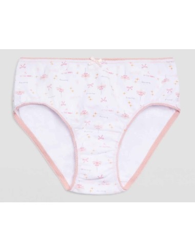 Pack bragas niña BAILARINA 18408 de YSABEL MORA - BRAGA BLANCA