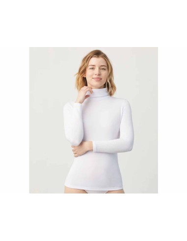 Camiseta mujer térmica cuello alto 70003 de Ysabel Mora - NEGRO