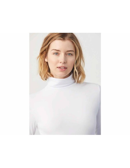 Camiseta mujer térmica cuello alto 70003 de Ysabel Mora - BLANCO